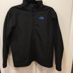 North Face Youth/Junior XL 18-20 Black Full-Zip Jacket Stretchy/water resistant